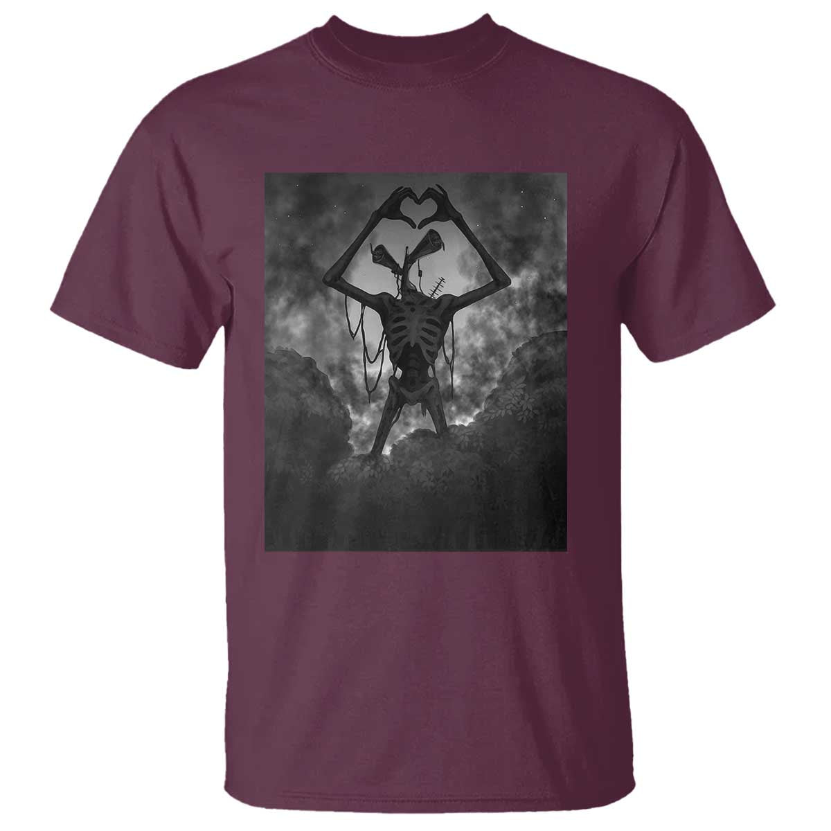 Siren Head T Shirt Horror Poster Halloween Supernatural American Cryptid - Wonder Print Shop