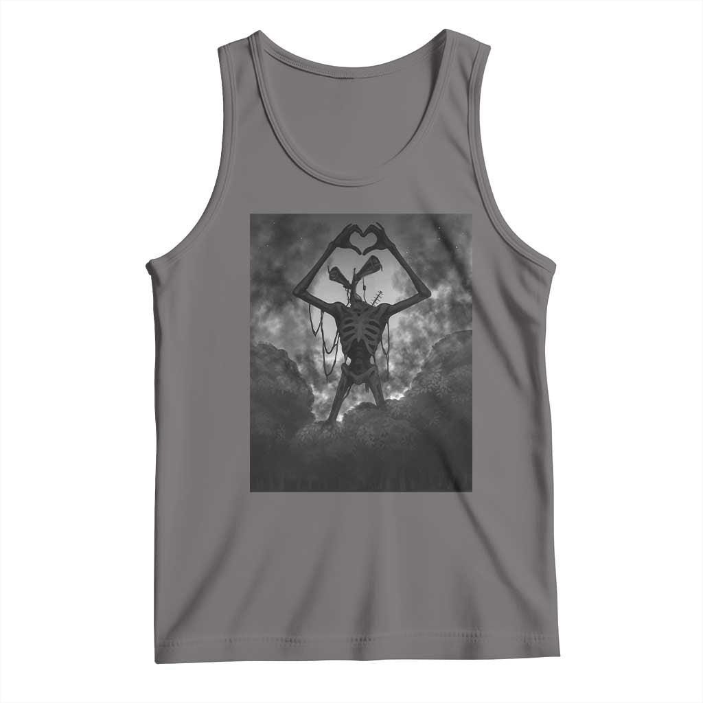 Siren Head Tank Top Horror Poster Halloween Supernatural American Cryptid - Wonder Print Shop