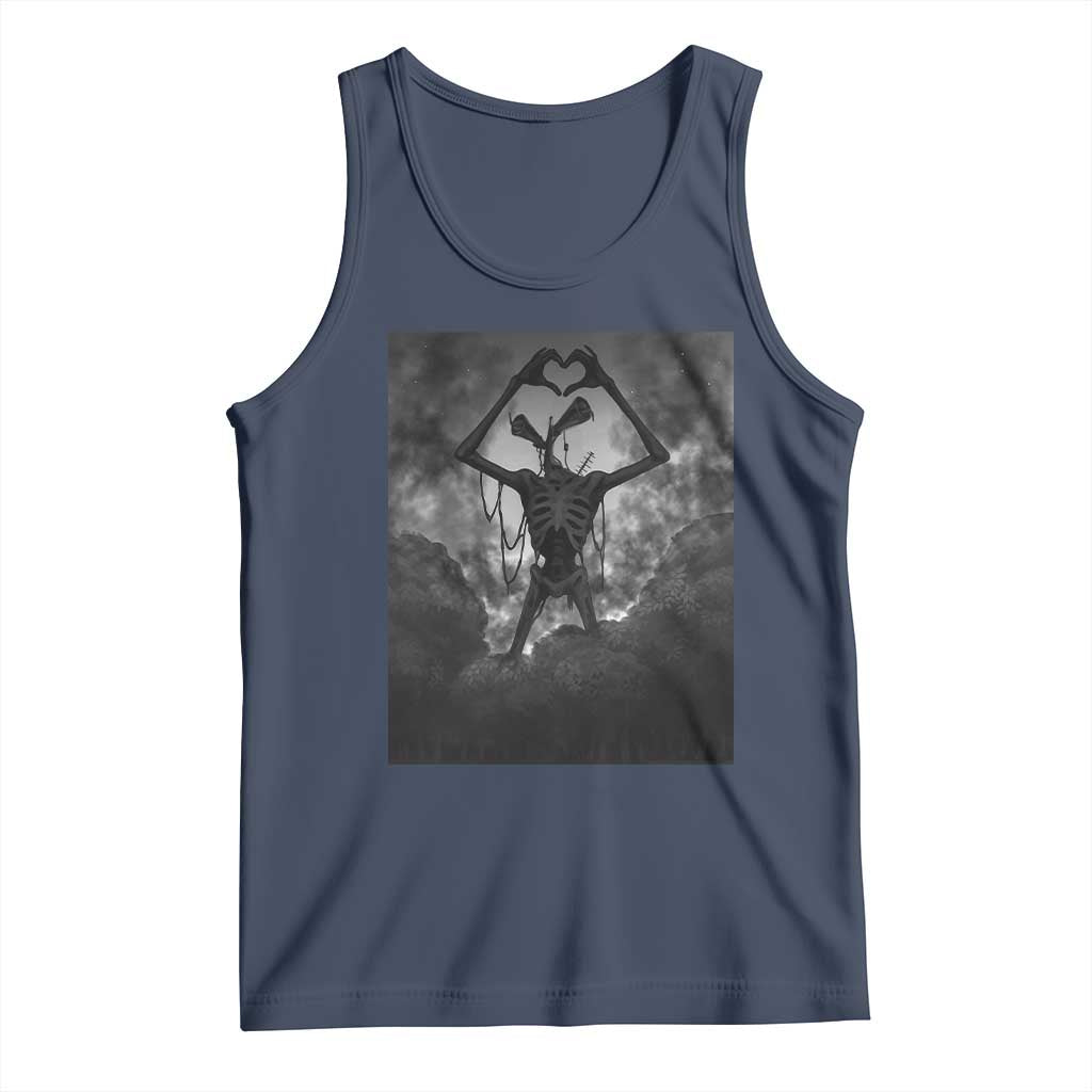 Siren Head Tank Top Horror Poster Halloween Supernatural American Cryptid - Wonder Print Shop