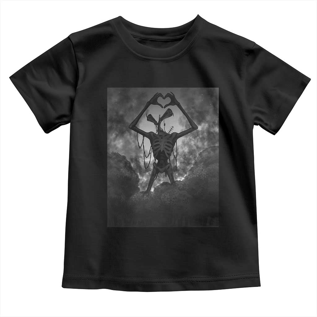Siren Head Toddler T Shirt Horror Poster Halloween Supernatural American Cryptid - Wonder Print Shop