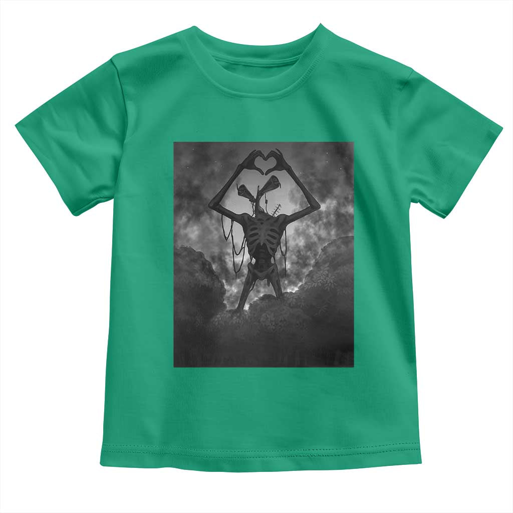 Siren Head Toddler T Shirt Horror Poster Halloween Supernatural American Cryptid - Wonder Print Shop