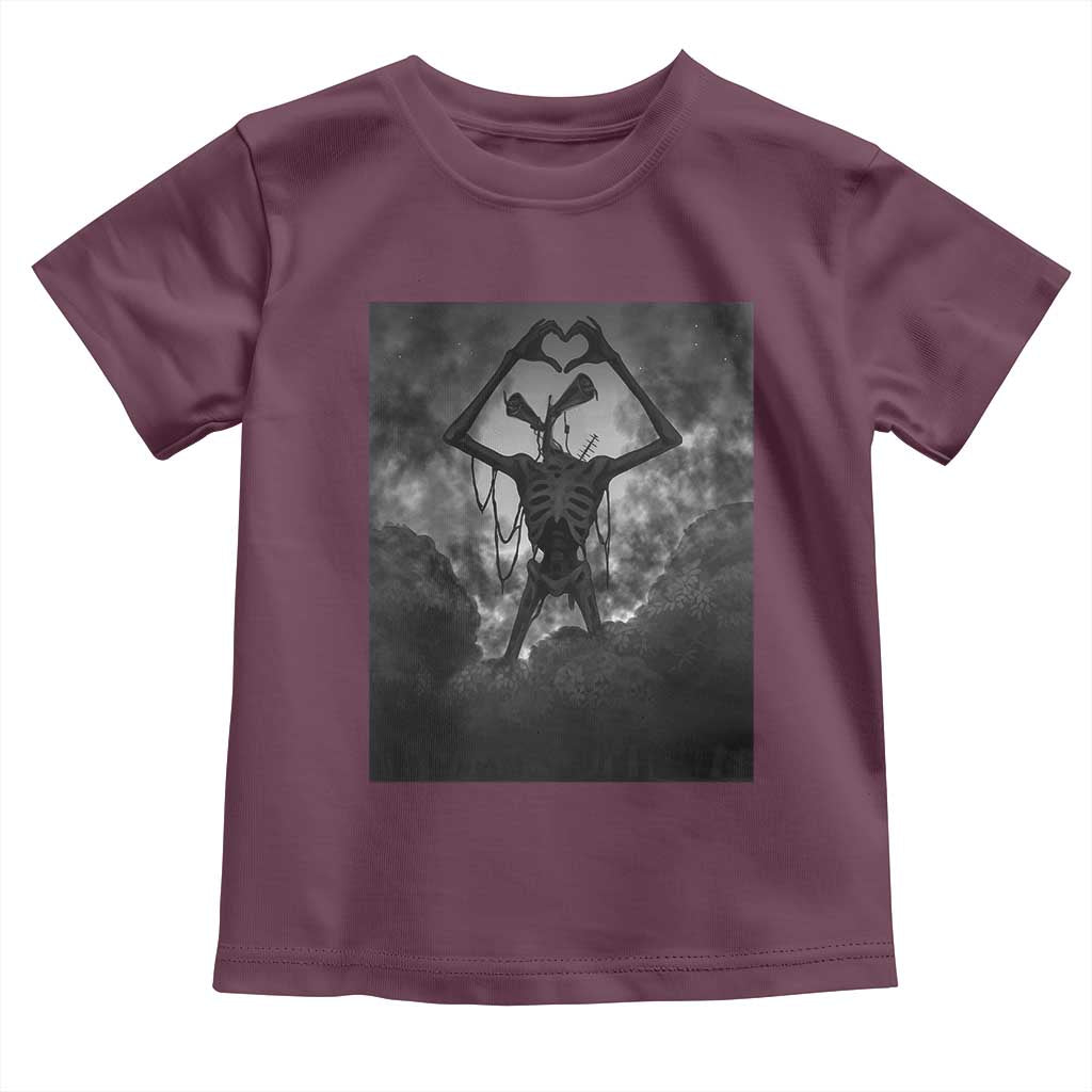 Siren Head Toddler T Shirt Horror Poster Halloween Supernatural American Cryptid - Wonder Print Shop