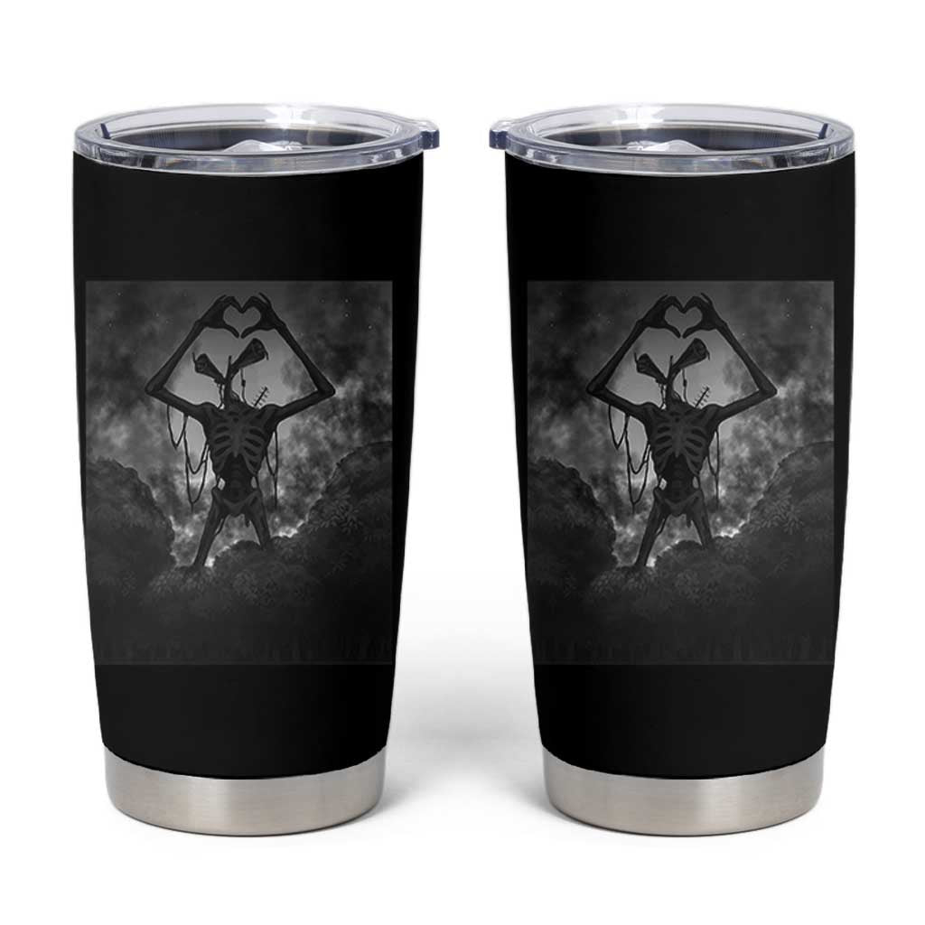 Siren Head Tumbler Cup Horror Poster Halloween Supernatural American Cryptid - Wonder Print Shop
