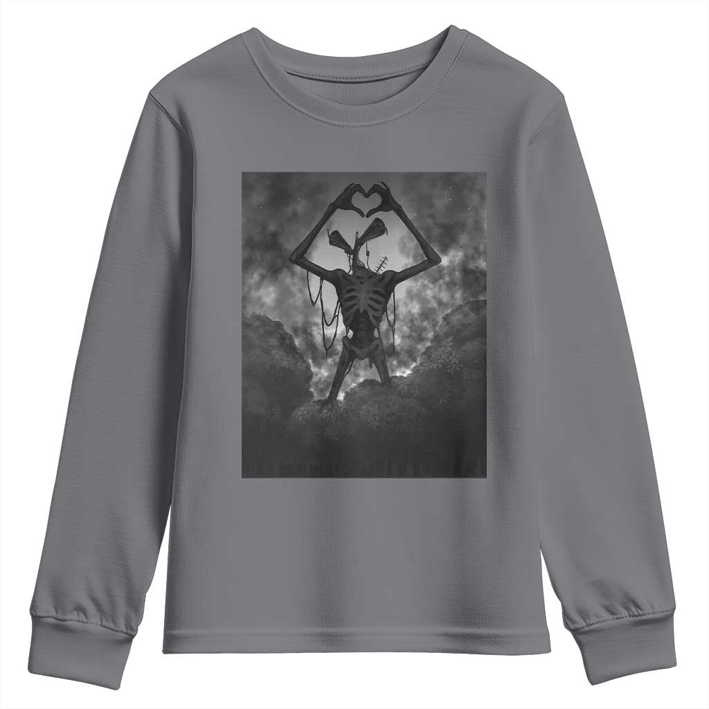 Siren Head Youth Sweatshirt Horror Poster Halloween Supernatural American Cryptid - Wonder Print Shop