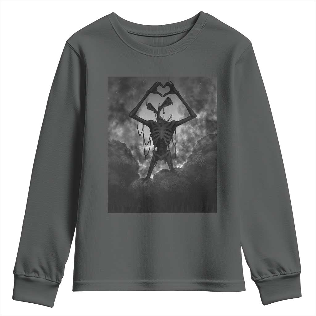 Siren Head Youth Sweatshirt Horror Poster Halloween Supernatural American Cryptid - Wonder Print Shop