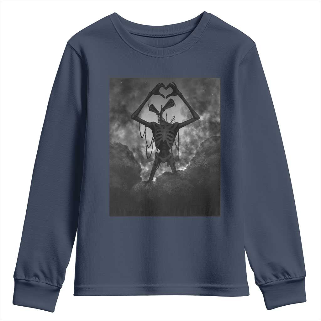 Siren Head Youth Sweatshirt Horror Poster Halloween Supernatural American Cryptid - Wonder Print Shop