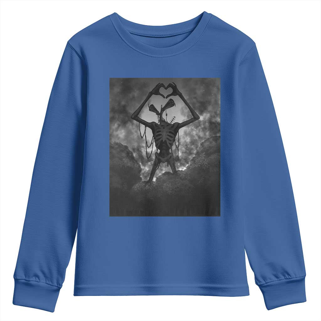 Siren Head Youth Sweatshirt Horror Poster Halloween Supernatural American Cryptid - Wonder Print Shop