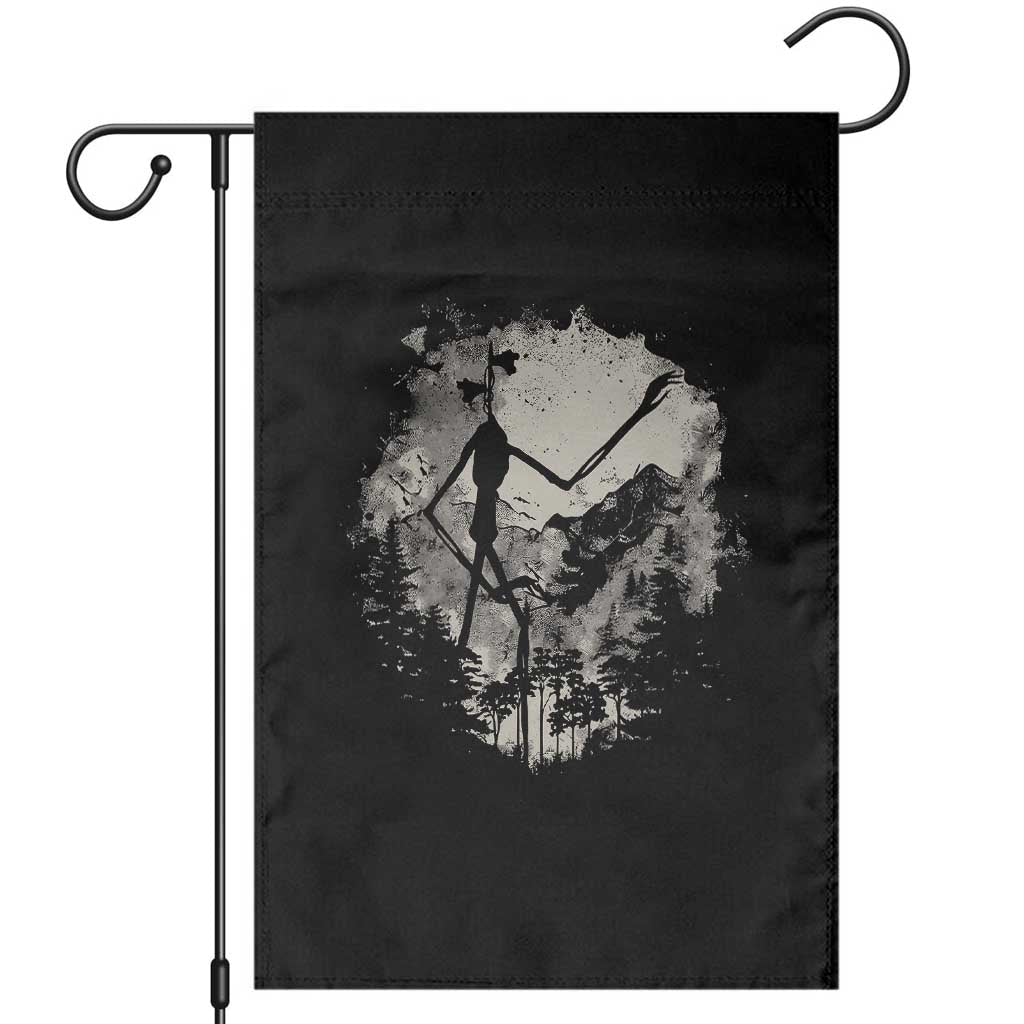 Siren Head Garden Flag Retro Vintage American Cryptid Mountain Trees - Wonder Print Shop