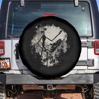 Siren Head Spare Tire Cover Retro Vintage American Cryptid Mountain Trees - Wonder Print Shop