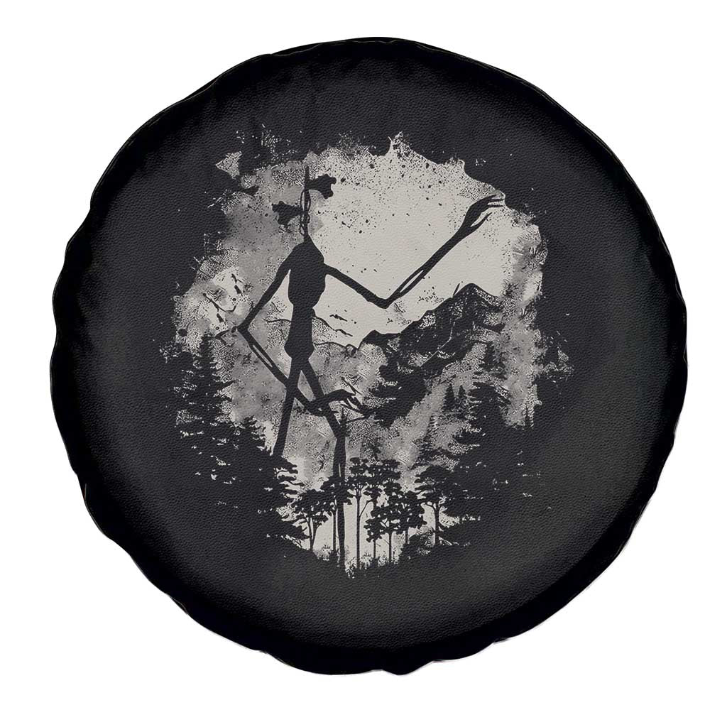 Siren Head Spare Tire Cover Retro Vintage American Cryptid Mountain Trees - Wonder Print Shop