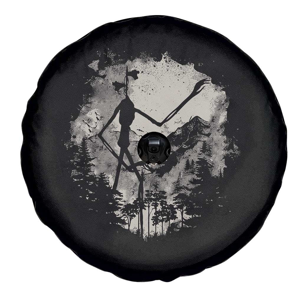 Siren Head Spare Tire Cover Retro Vintage American Cryptid Mountain Trees - Wonder Print Shop