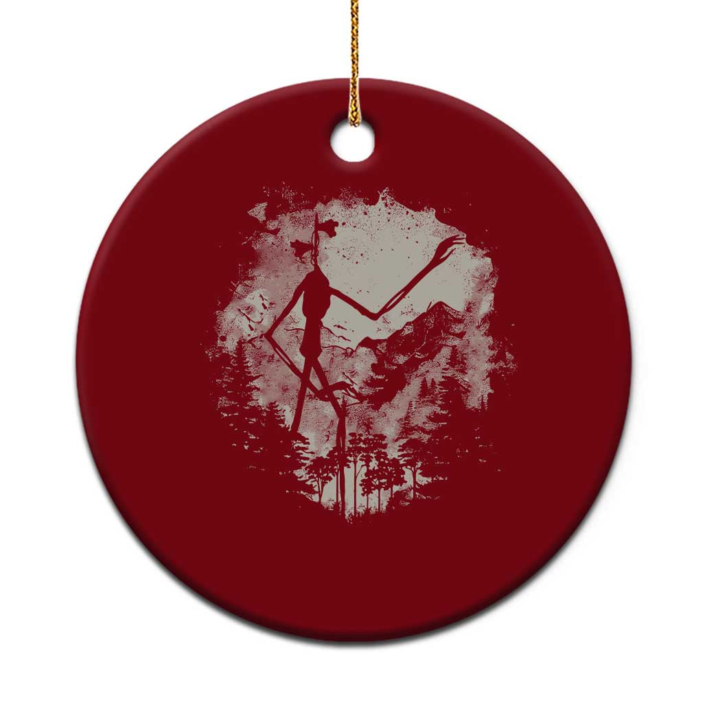 Siren Head Ceramic Ornament Retro Vintage American Cryptid Mountain Trees - Wonder Print Shop