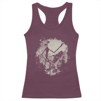 Siren Head Racerback Tank Top Retro Vintage American Cryptid Mountain Trees - Wonder Print Shop