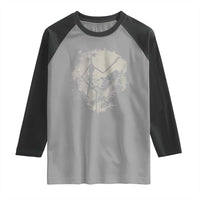 Siren Head Raglan Shirt Retro Vintage American Cryptid Mountain Trees - Wonder Print Shop