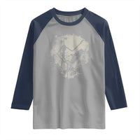 Siren Head Raglan Shirt Retro Vintage American Cryptid Mountain Trees - Wonder Print Shop