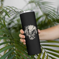 Siren Head Skinny Tumbler Retro Vintage American Cryptid Mountain Trees - Wonder Print Shop