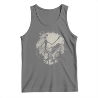 Siren Head Tank Top Retro Vintage American Cryptid Mountain Trees - Wonder Print Shop