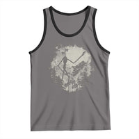 Siren Head Tank Top Retro Vintage American Cryptid Mountain Trees - Wonder Print Shop