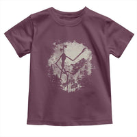 Siren Head Toddler T Shirt Retro Vintage American Cryptid Mountain Trees - Wonder Print Shop