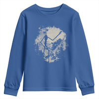 Siren Head Youth Sweatshirt Retro Vintage American Cryptid Mountain Trees - Wonder Print Shop