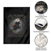 Headless Horseman Garden Flag Vintage Gothic Scary Costume Halloween October Festive - Wonder Print Shop