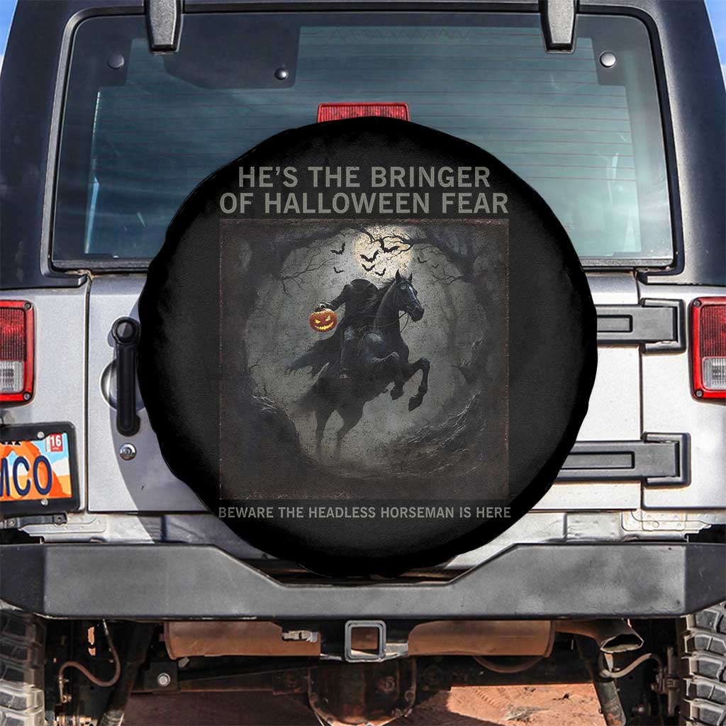 Headless Horseman Spare Tire Cover Vintage Gothic Scary Costume Halloween October Festive - Wonder Print Shop