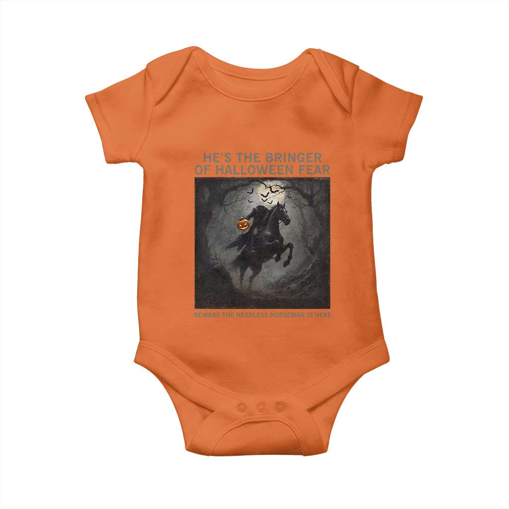 Headless Horseman Baby Onesie Vintage Gothic Scary Costume Halloween October Festive - Wonder Print Shop