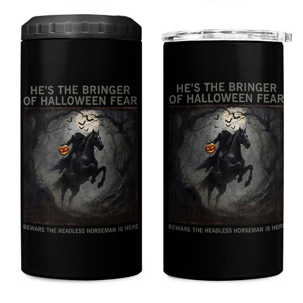 Headless Horseman 4 in 1 Can Cooler Tumbler Vintage Gothic Scary Costume Halloween October Festive - Wonder Print Shop