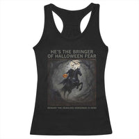 Headless Horseman Racerback Tank Top Vintage Gothic Scary Costume Halloween October Festive - Wonder Print Shop