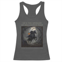 Headless Horseman Racerback Tank Top Vintage Gothic Scary Costume Halloween October Festive - Wonder Print Shop
