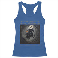 Headless Horseman Racerback Tank Top Vintage Gothic Scary Costume Halloween October Festive - Wonder Print Shop