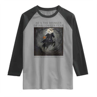 Headless Horseman Raglan Shirt Vintage Gothic Scary Costume Halloween October Festive - Wonder Print Shop