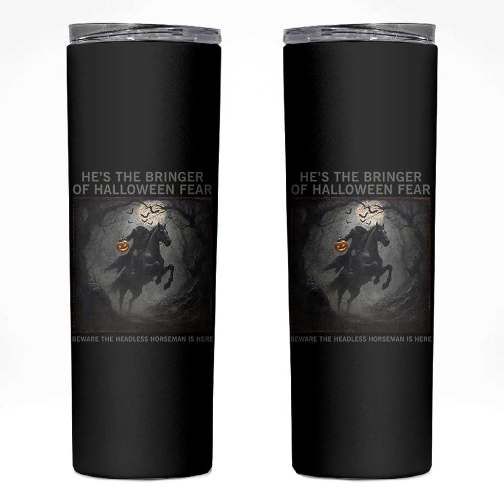 Headless Horseman Skinny Tumbler Vintage Gothic Scary Costume Halloween October Festive - Wonder Print Shop