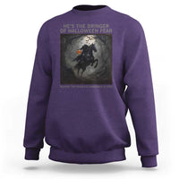 Headless Horseman Sweatshirt Vintage Gothic Scary Costume Halloween October Festive - Wonder Print Shop