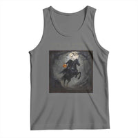 Headless Horseman Tank Top Vintage Gothic Scary Costume Halloween October Festive - Wonder Print Shop