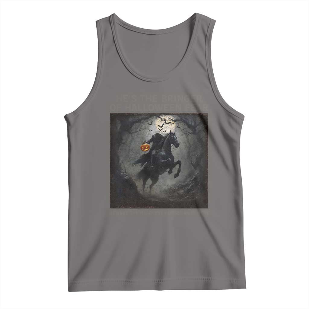 Headless Horseman Tank Top Vintage Gothic Scary Costume Halloween October Festive - Wonder Print Shop