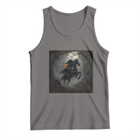 Headless Horseman Tank Top Vintage Gothic Scary Costume Halloween October Festive - Wonder Print Shop