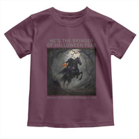 Headless Horseman Toddler T Shirt Vintage Gothic Scary Costume Halloween October Festive - Wonder Print Shop
