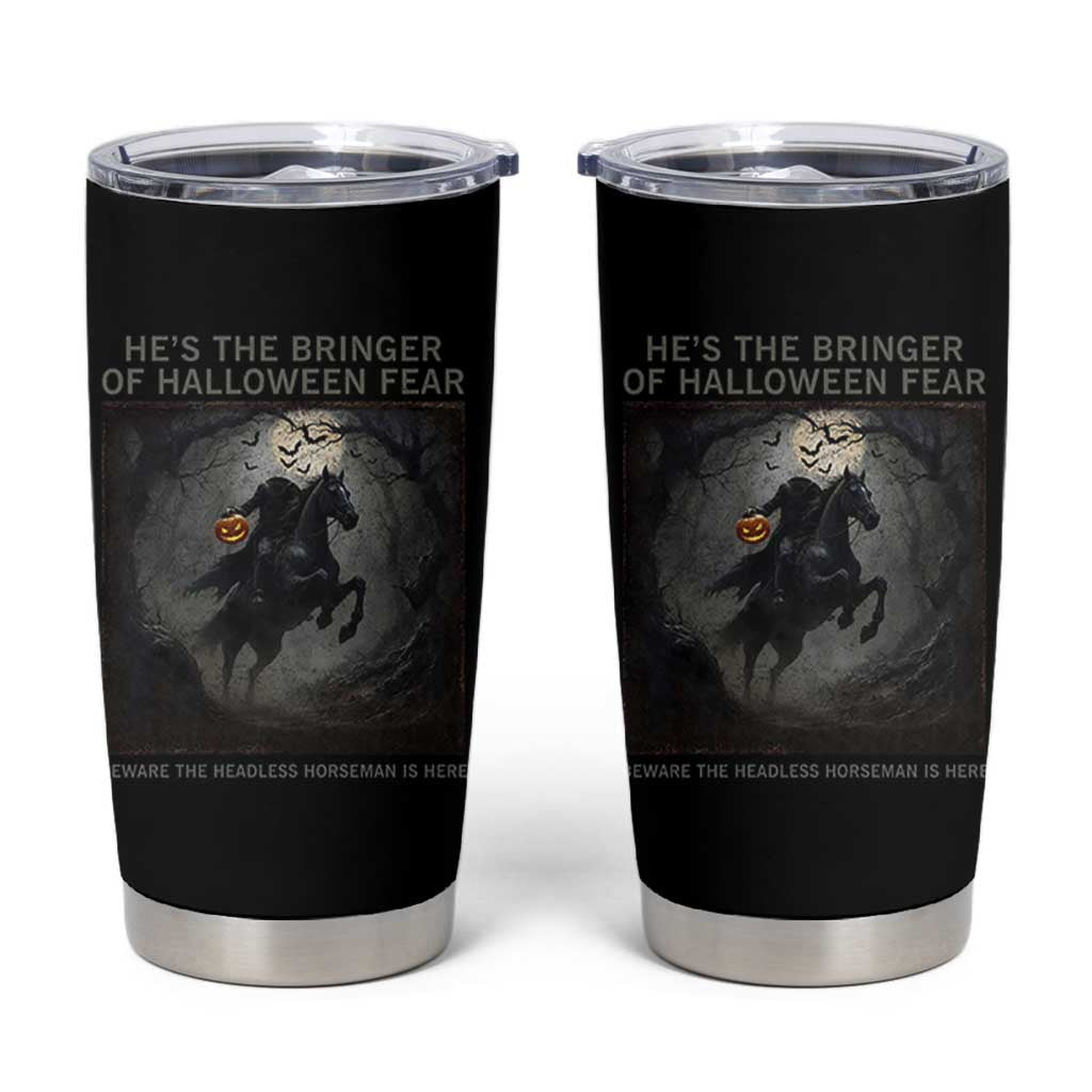 Headless Horseman Tumbler Cup Vintage Gothic Scary Costume Halloween October Festive - Wonder Print Shop