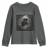 Headless Horseman Youth Sweatshirt Vintage Gothic Scary Costume Halloween October Festive - Wonder Print Shop