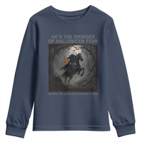 Headless Horseman Youth Sweatshirt Vintage Gothic Scary Costume Halloween October Festive - Wonder Print Shop