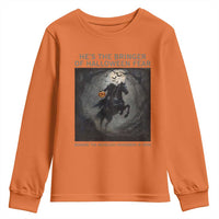 Headless Horseman Youth Sweatshirt Vintage Gothic Scary Costume Halloween October Festive - Wonder Print Shop