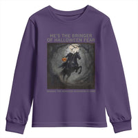 Headless Horseman Youth Sweatshirt Vintage Gothic Scary Costume Halloween October Festive - Wonder Print Shop
