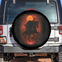 Scary Pumpkin Headless Horseman Halloween Spare Tire Cover - Wonder Print Shop