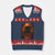 Scary Pumpkin Headless Horseman Halloween V-Neck Knit Sweater Vest - Wonder Print Shop