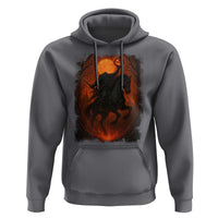 Scary Pumpkin Headless Horseman Halloween Hoodie - Wonder Print Shop