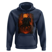 Scary Pumpkin Headless Horseman Halloween Hoodie - Wonder Print Shop