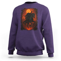 Scary Pumpkin Headless Horseman Halloween Sweatshirt - Wonder Print Shop