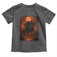 Scary Pumpkin Headless Horseman Halloween Toddler T Shirt - Wonder Print Shop