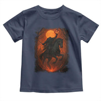 Scary Pumpkin Headless Horseman Halloween Toddler T Shirt - Wonder Print Shop
